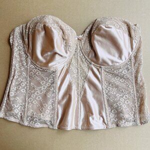 Va Bien Lace Bustier Corset | Nude / Blush | Size 46C | Style 523
